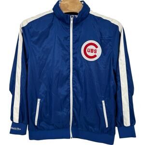 VTG y2k Men's Mitchell & Ness Cooperstown Collection MLB Chicago Cubs Jacket 3XL